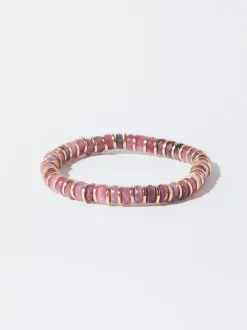 PARFOIS Kurze Halsketten>Verstellbares Armband Mit Ziersteinen Rosa