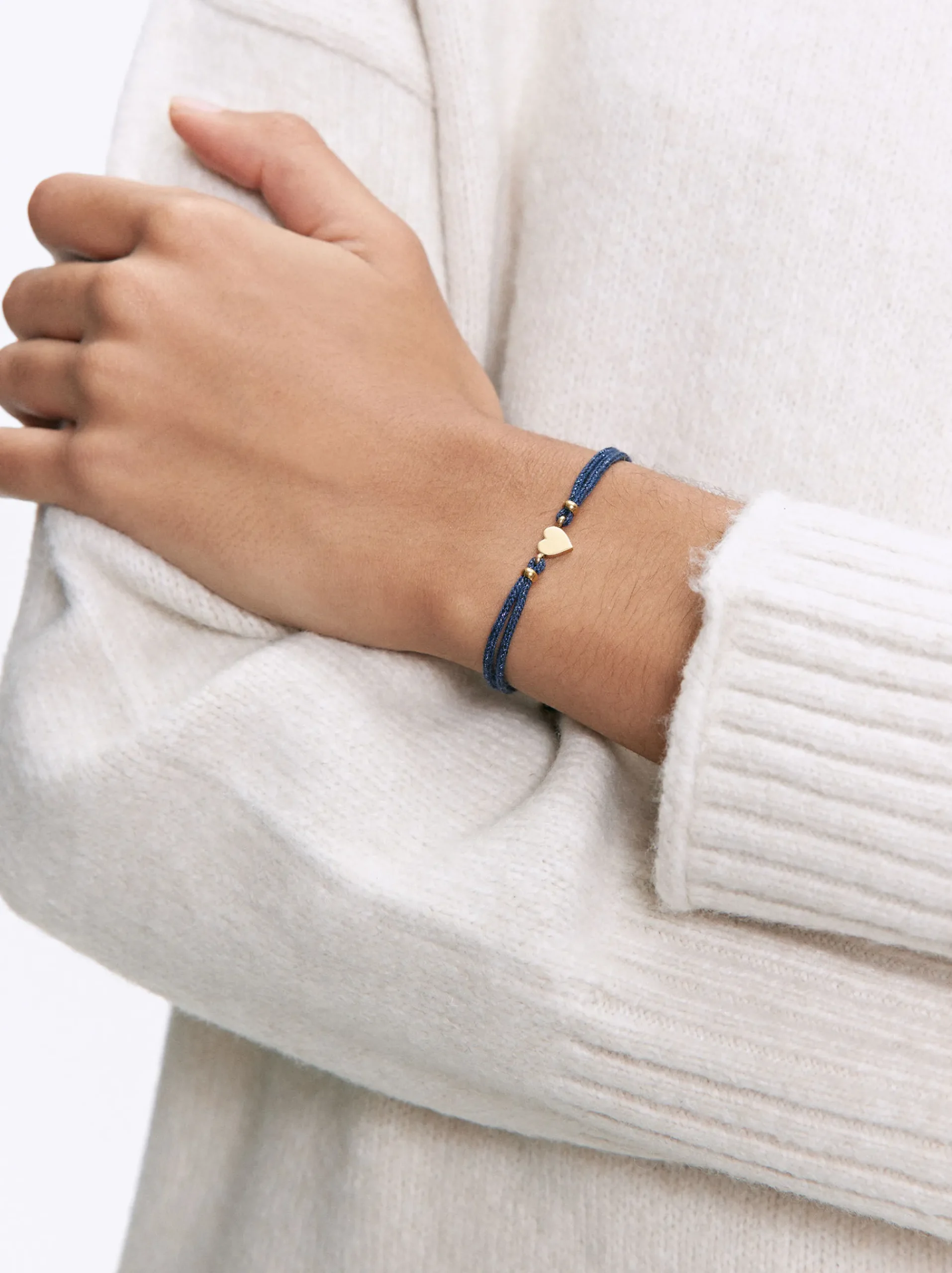 PARFOIS Ohrringe>Verstellbares Armband Mit Charm Aus Stahl Blau