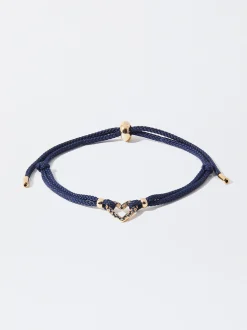 PARFOIS Kurze Halsketten>Verstellbares Armband Mit Anhängern Blau