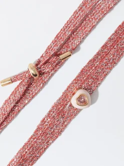 PARFOIS Kurze Halsketten>Verstellbares Armband Mit Herz Rosa