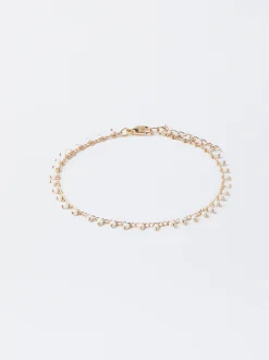 PARFOIS Set Ohrringen|Sets>Verstellbares Armband Mit Strass Golden