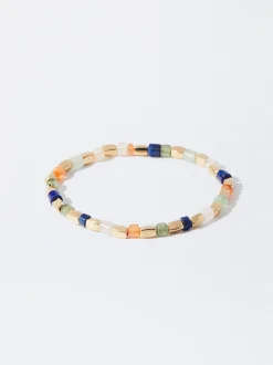 PARFOIS Trend Collection|Kurze Ohrringe>Verstellbares Armband Mit Strass Mehrfarbig