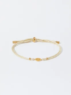 PARFOIS Ohrringe>Verstellbares Vergoldetes Stahlarmband Golden