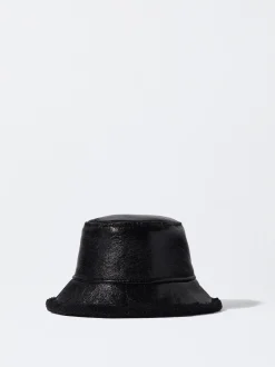 PARFOIS Geldbeutel>Wasserdichter Bucket Hat In Lackoptik Schwarz