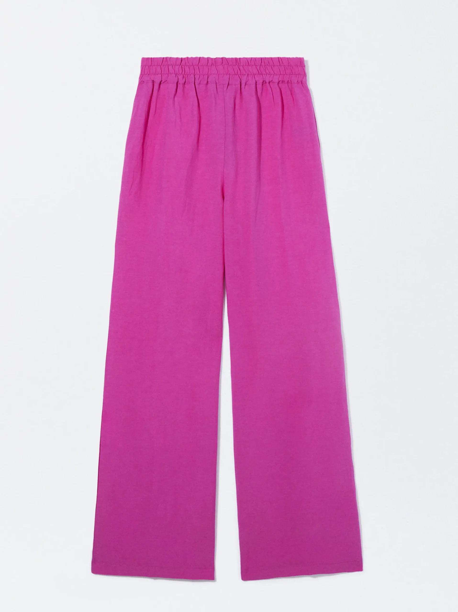 PARFOIS Schultertaschen>Weite Leinenhose Fuchsia