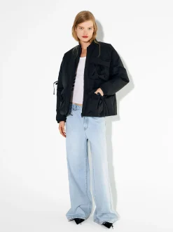 PARFOIS Strick|Pullover Und Jacke>Wide Leg-Jeans Blau