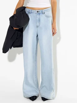 PARFOIS Strick|Pullover Und Jacke>Wide Leg-Jeans Blau