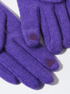 PARFOIS Kartenetuis>Wollhandschuhe Violett