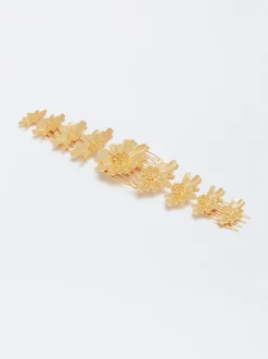 PARFOIS Gürtel>Zierkamm Mit Blume Golden