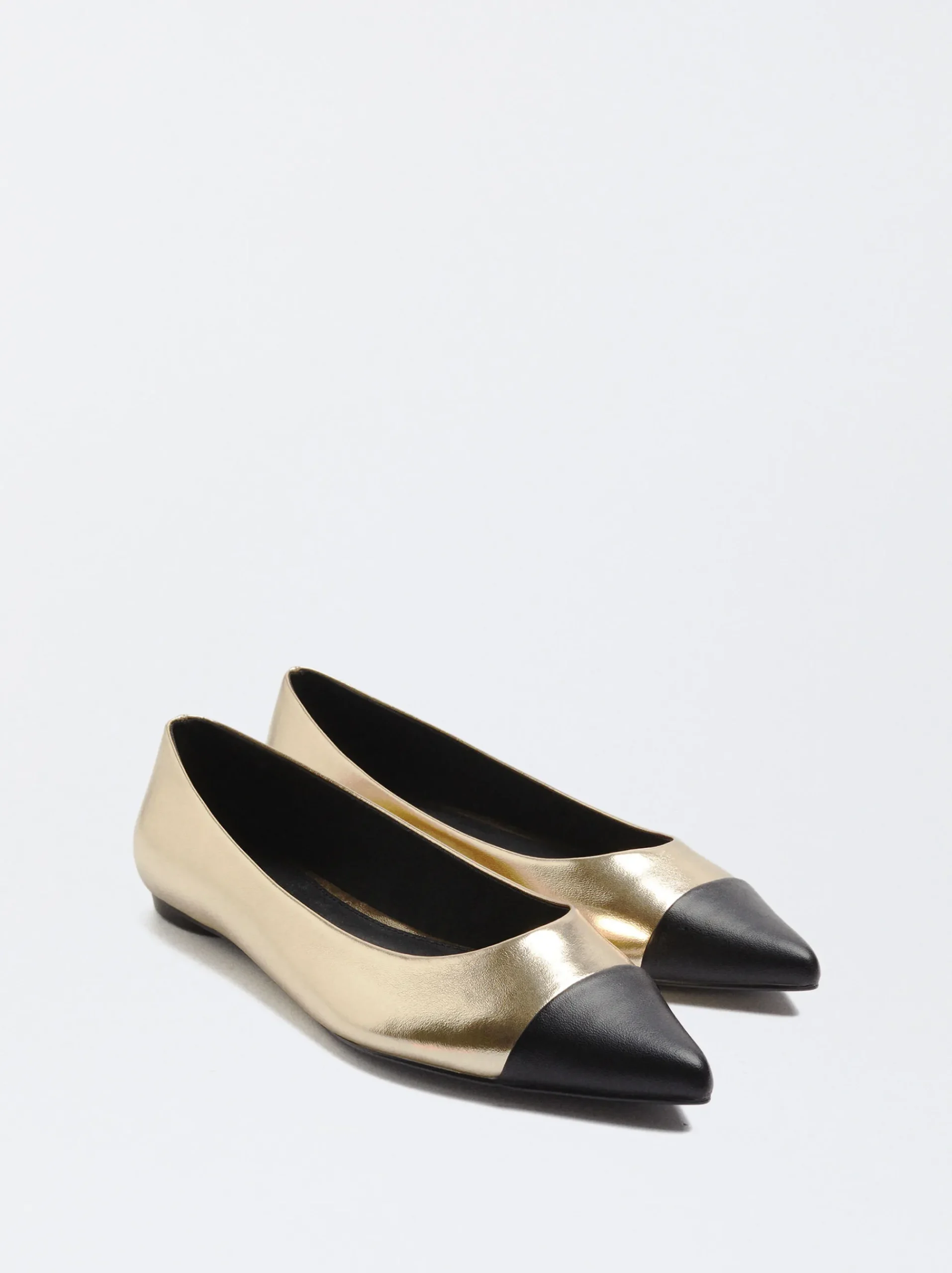 PARFOIS Raffinierter Modeschmuck|Lange Ohrringe>Zweifarbige Ballerinas Golden