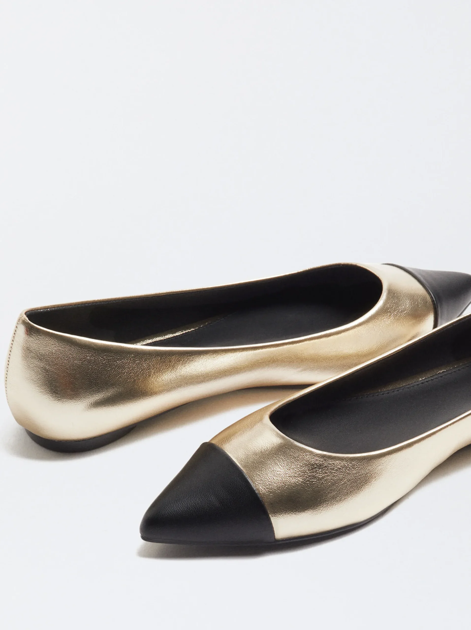 PARFOIS Raffinierter Modeschmuck|Lange Ohrringe>Zweifarbige Ballerinas Golden