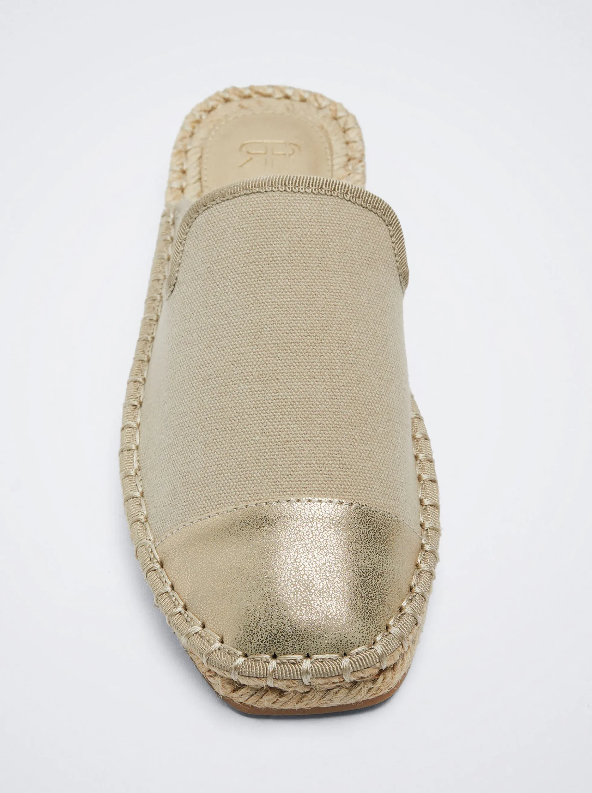 PARFOIS Raffinierter Modeschmuck|Lange Ohrringe>Zweifarbige Jute-Pantoletten Golden
